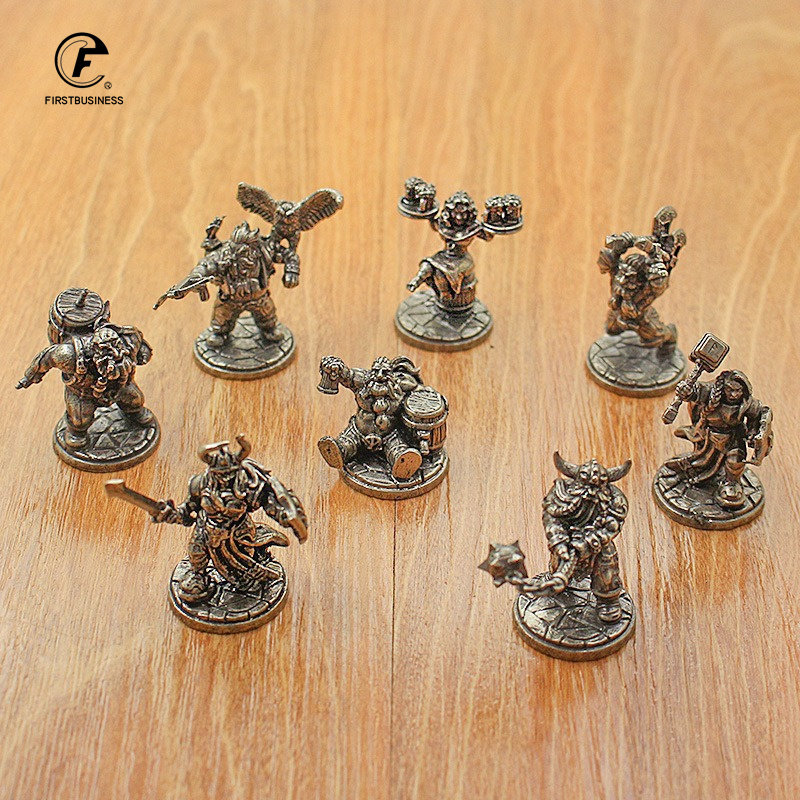 Board Game Movie - Estatua de guerrero enano en miniatura
