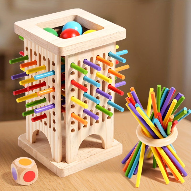 Board Game Ideas - Juego de mesa de madera Montessori,