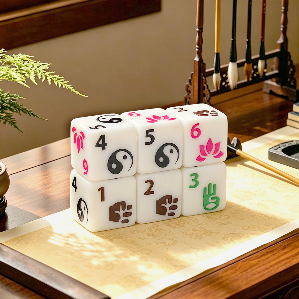 Board Game Zen - Juego de dados poliédricos con temática