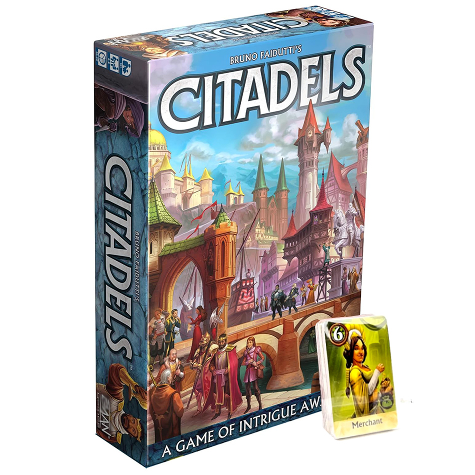 Board Game Bang - Edición revisada de Citadels, juego de