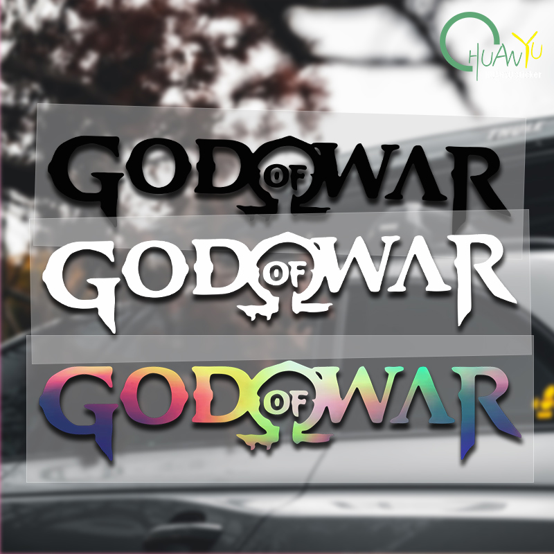 Board Game Logo - God of War-pegatinas de coche con
