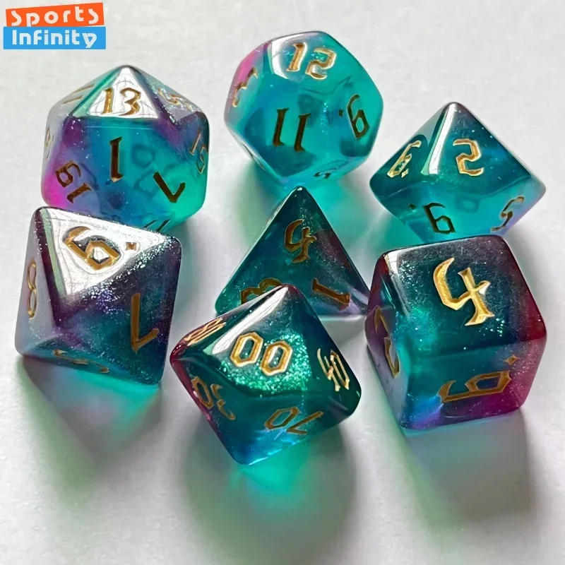 Juego de 7 unidades de dados p - Board Game Font reseña y precio