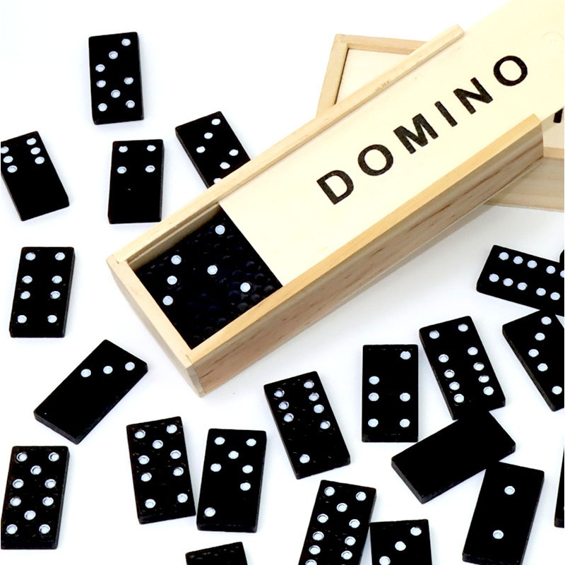 28 piezas de dominó negro, jue - Board Game Monopoli reseña y precio