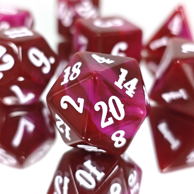 7 piezas de dados poliédricos  - Board Game Font reseña y precio
