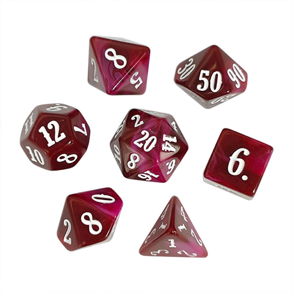 7 piezas de dados poliédricos  - Board Game Font reseña y precio