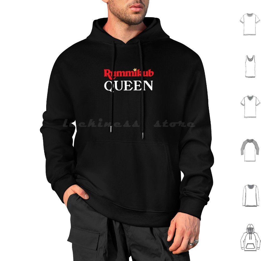 Sudaderas con capucha Queen Ro - Board Game Font reseña y precio