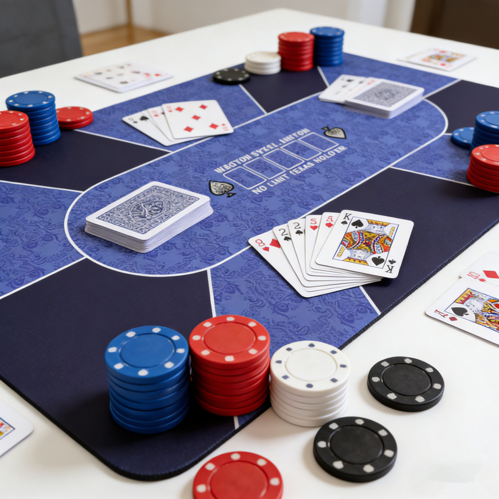 Tapete de Mesa de Póker Texas  - Board Game Mahjong reseña y precio