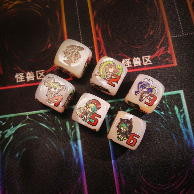 Dados DND Cube Blending Colors - Board Game Font reseña y precio