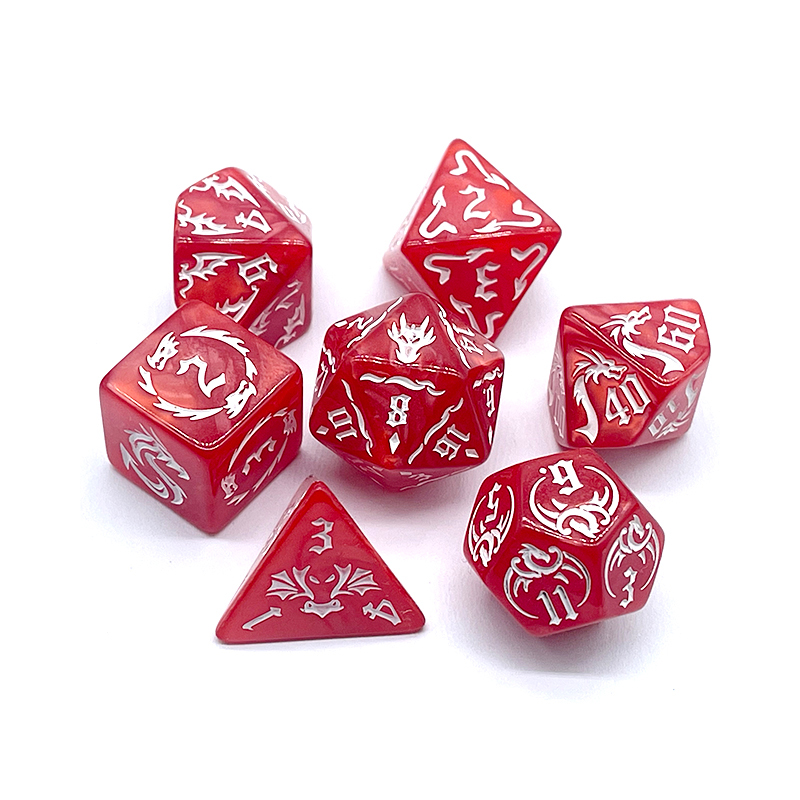 7 Uds. De nuevos colores rojos - Board Game Font reseña y precio